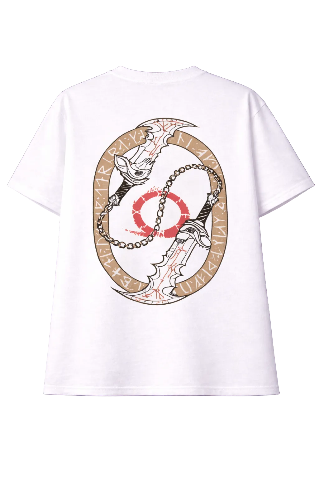 Forged in Chaos White Oversized T-shirt